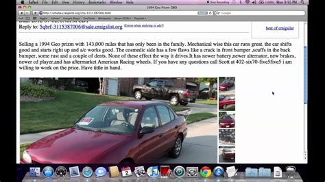 craigslist omaha nebraska cars and trucks by owner